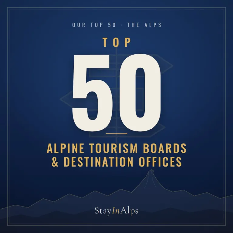 The TOP 50 Alpine Tourism Boards and Destination Offices