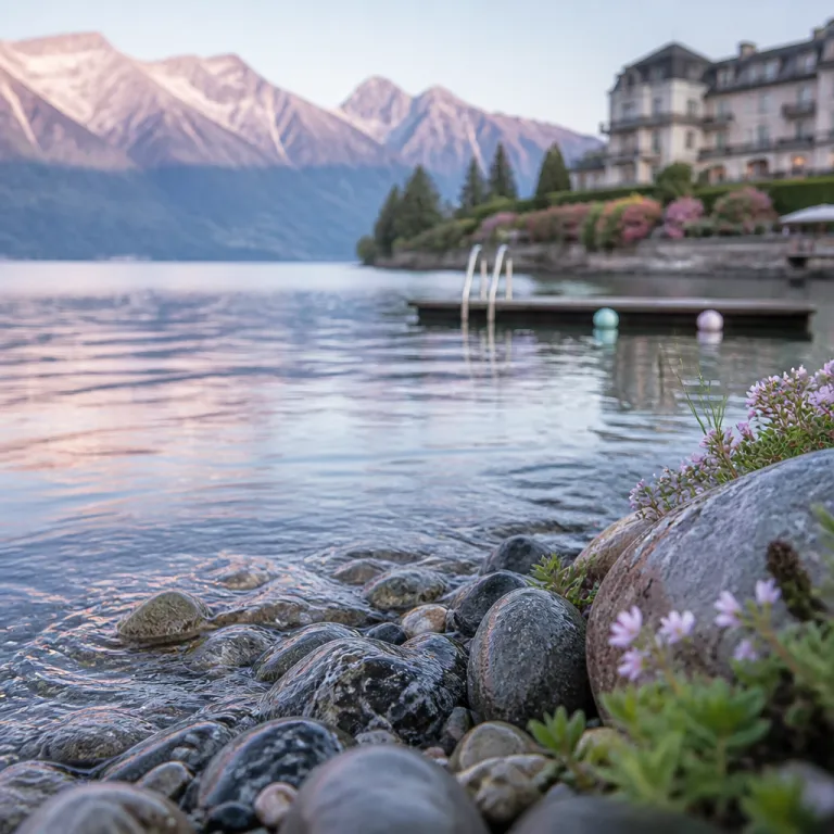 Can you safely swim in Lake Como while planning a luxury Alpine escape ?