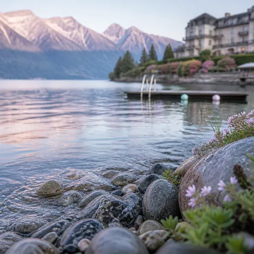 Can you safely swim in Lake Como while planning a luxury Alpine escape ?