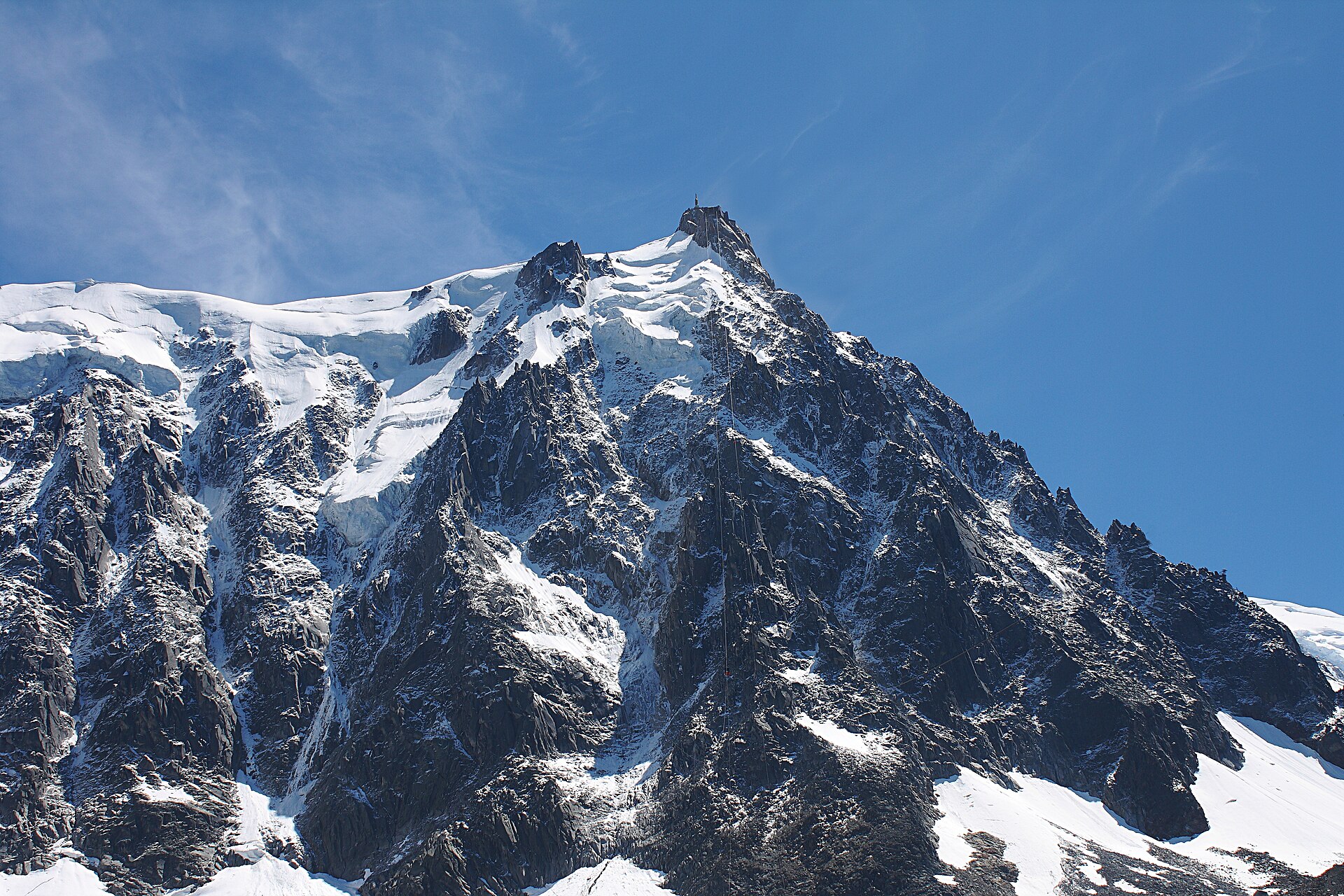 The Aiguille du Midi above Chamonix
