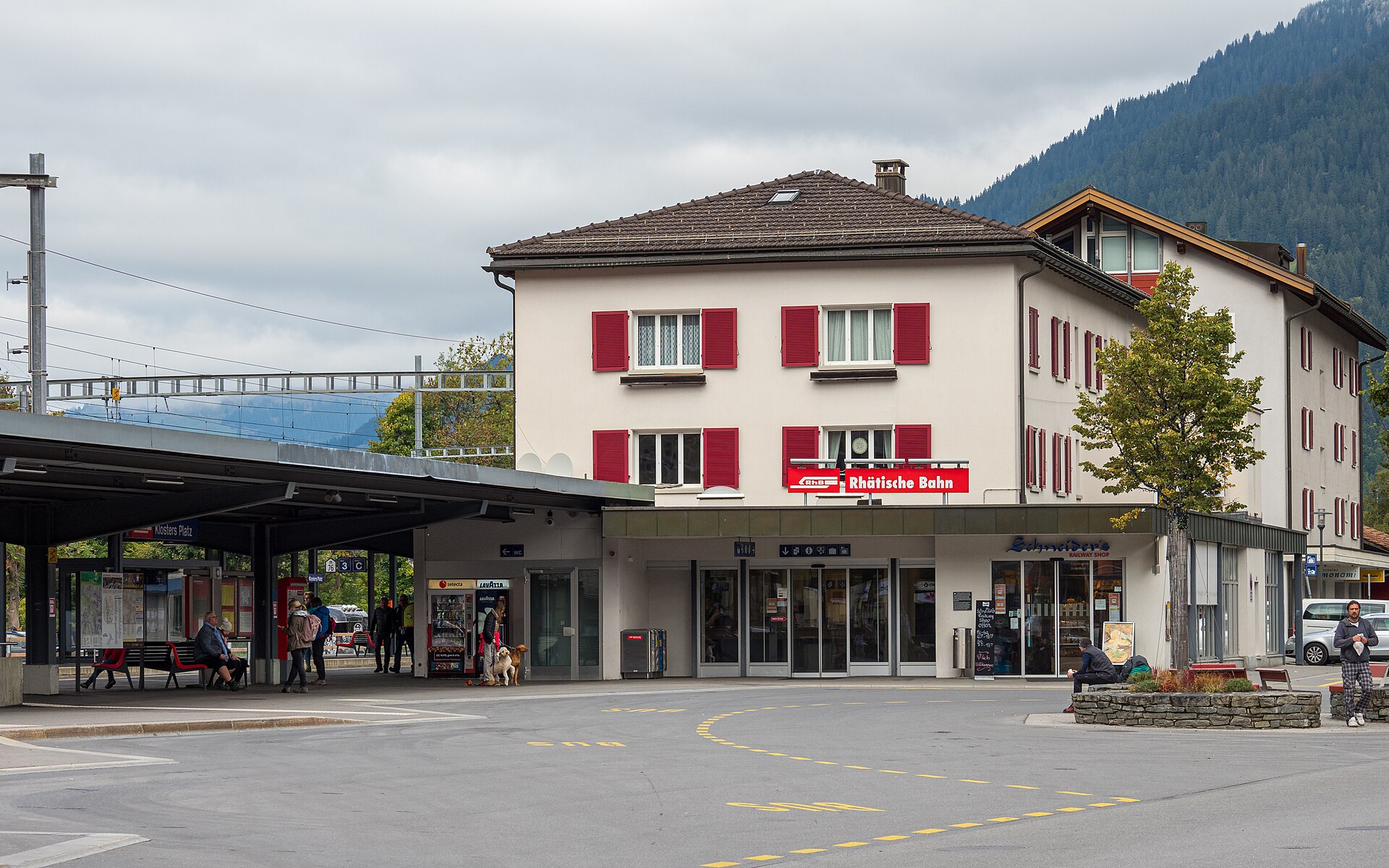 Klosters village near Davos