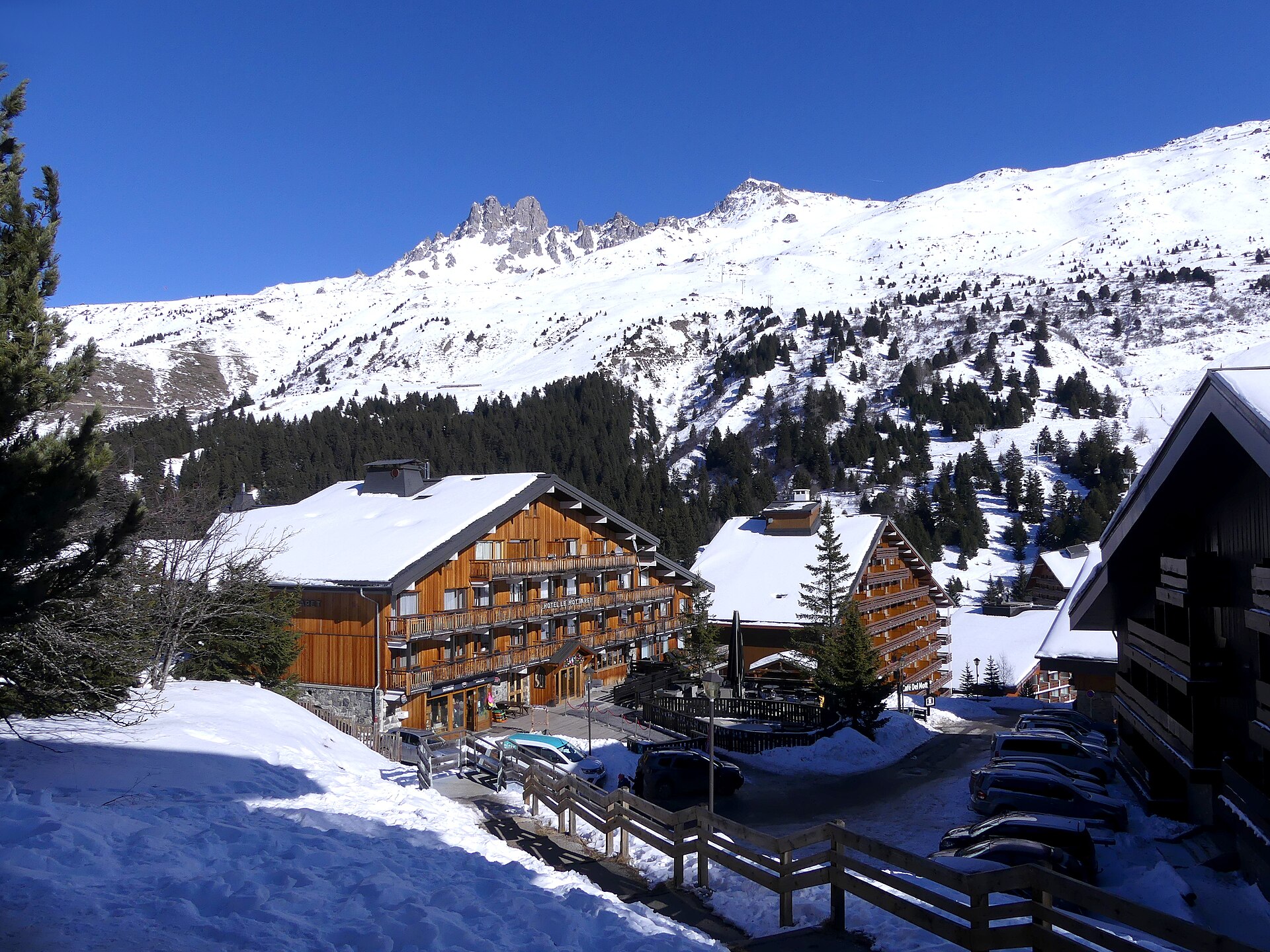 Méribel-Mottaret at the heart of the 3 Vallées
