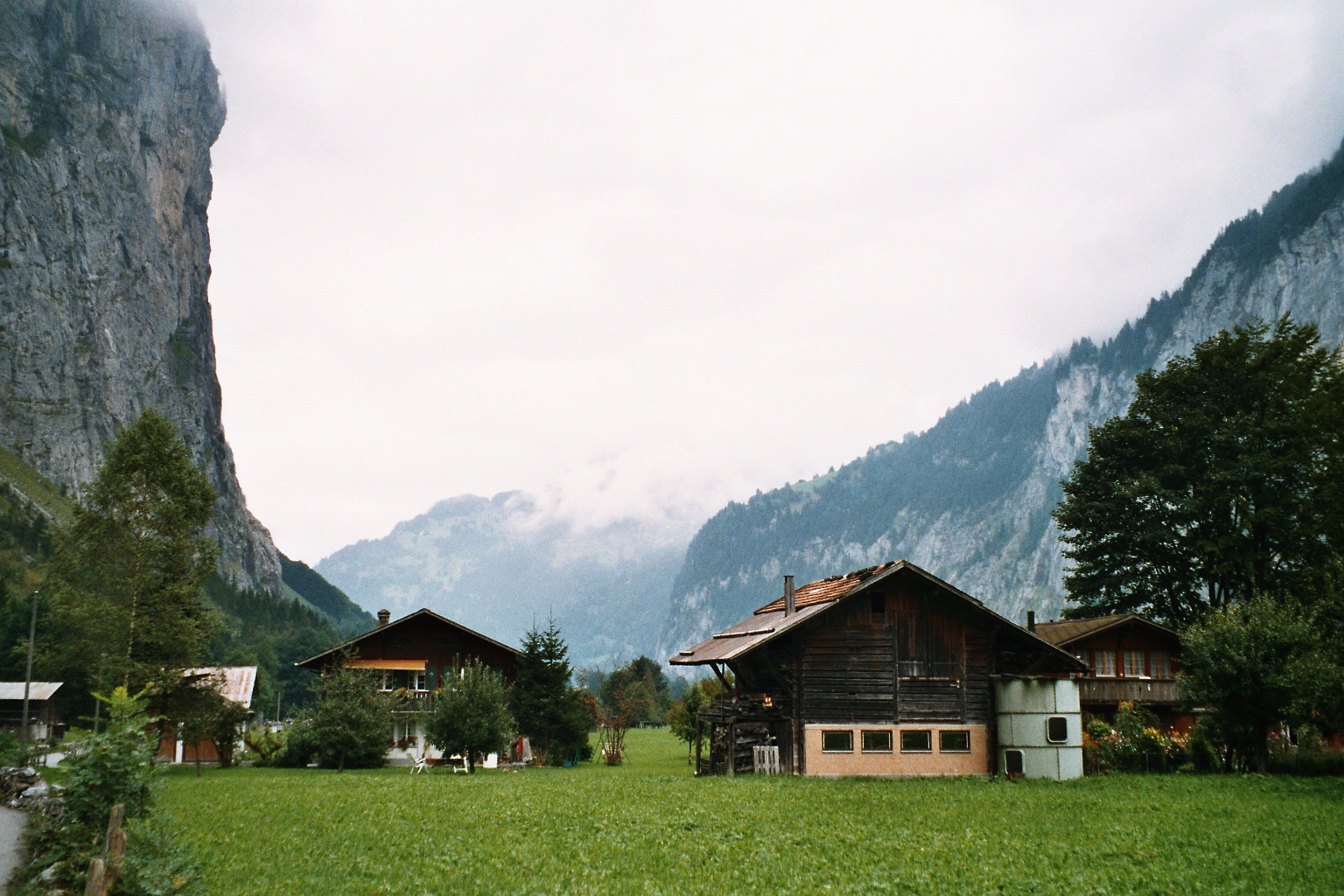 The Lauterbrunnen valley below Wengen