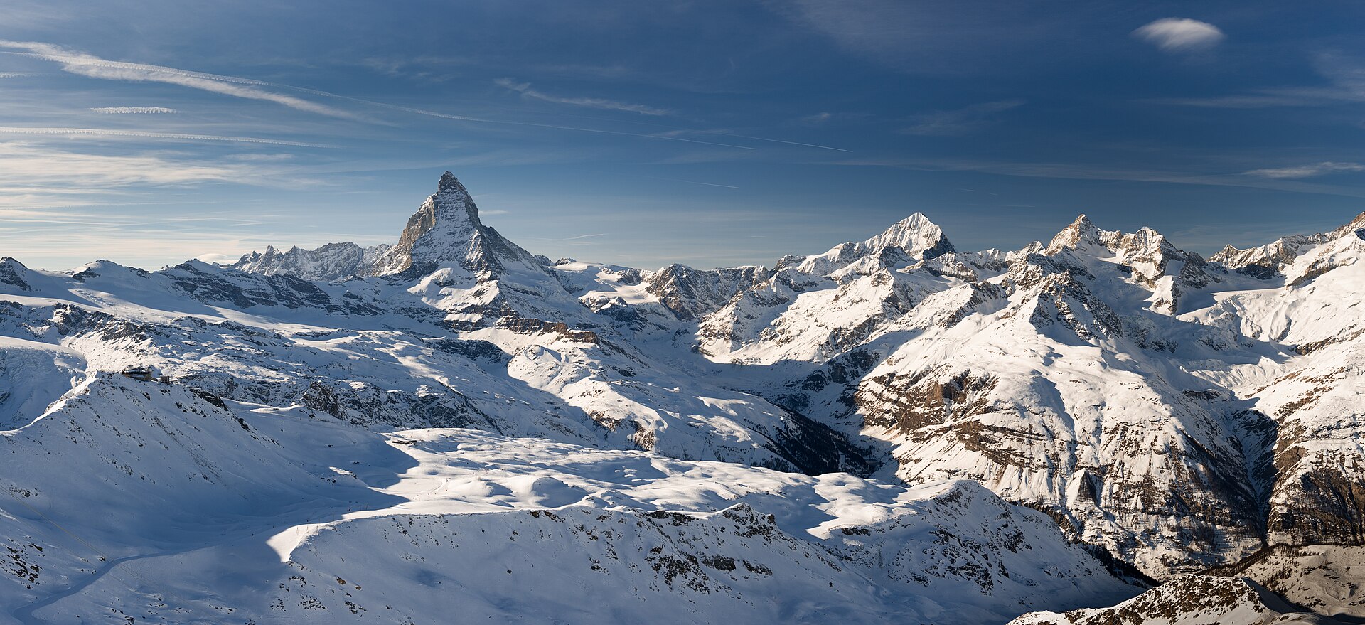 Zermatt village with the Matterhorn behind